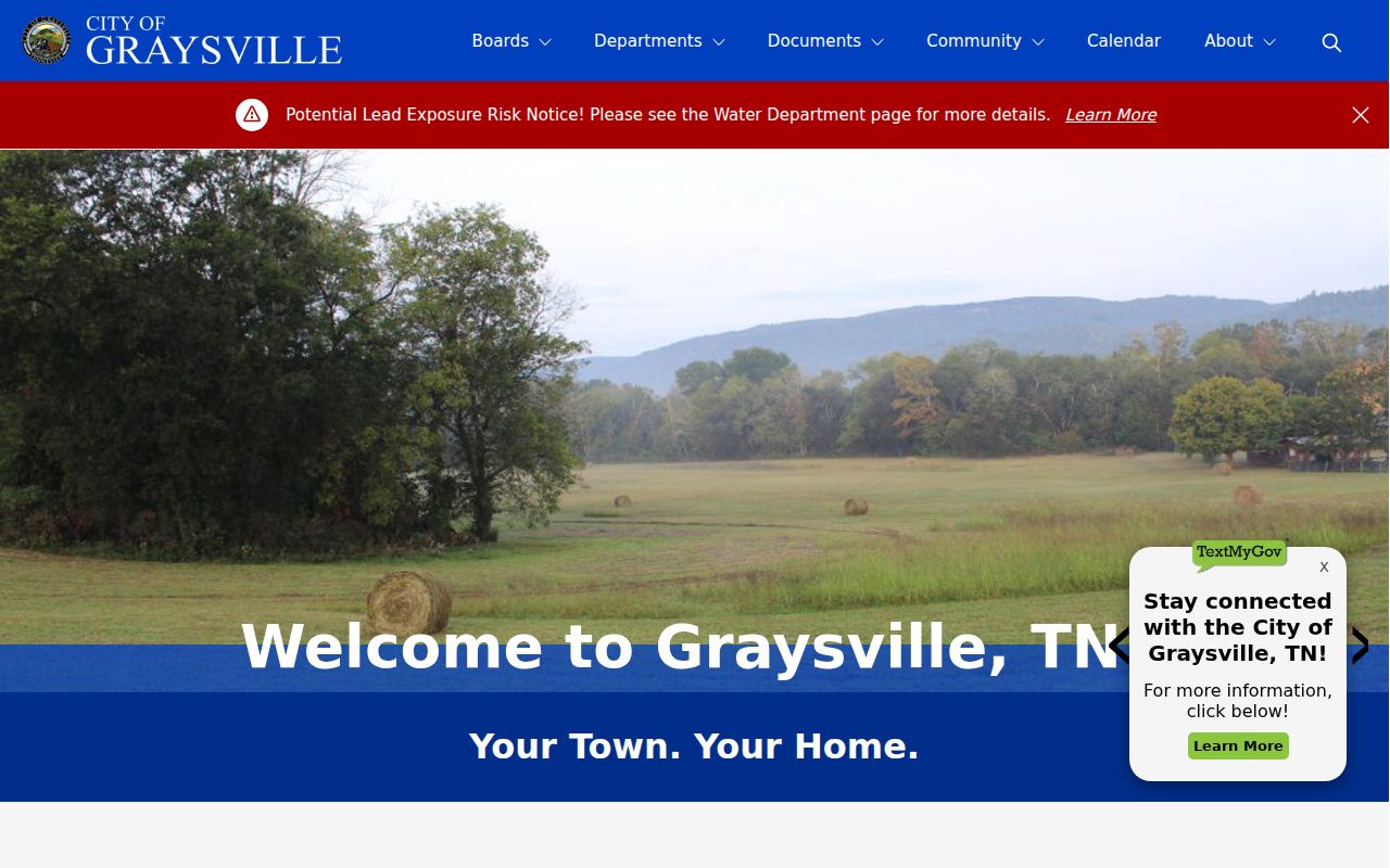 Graysville official City Hall website and municipal services